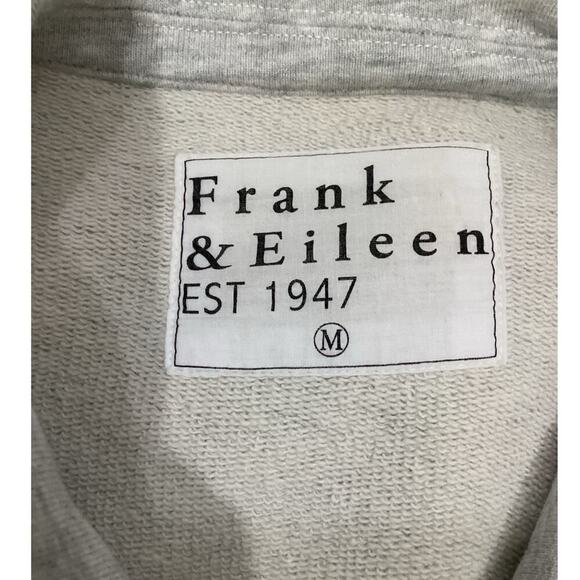 Frank & Eileen Belfast Triple Fleece Peacoat Jacket In Gray Melange Size Medium - Picture 12 of 14